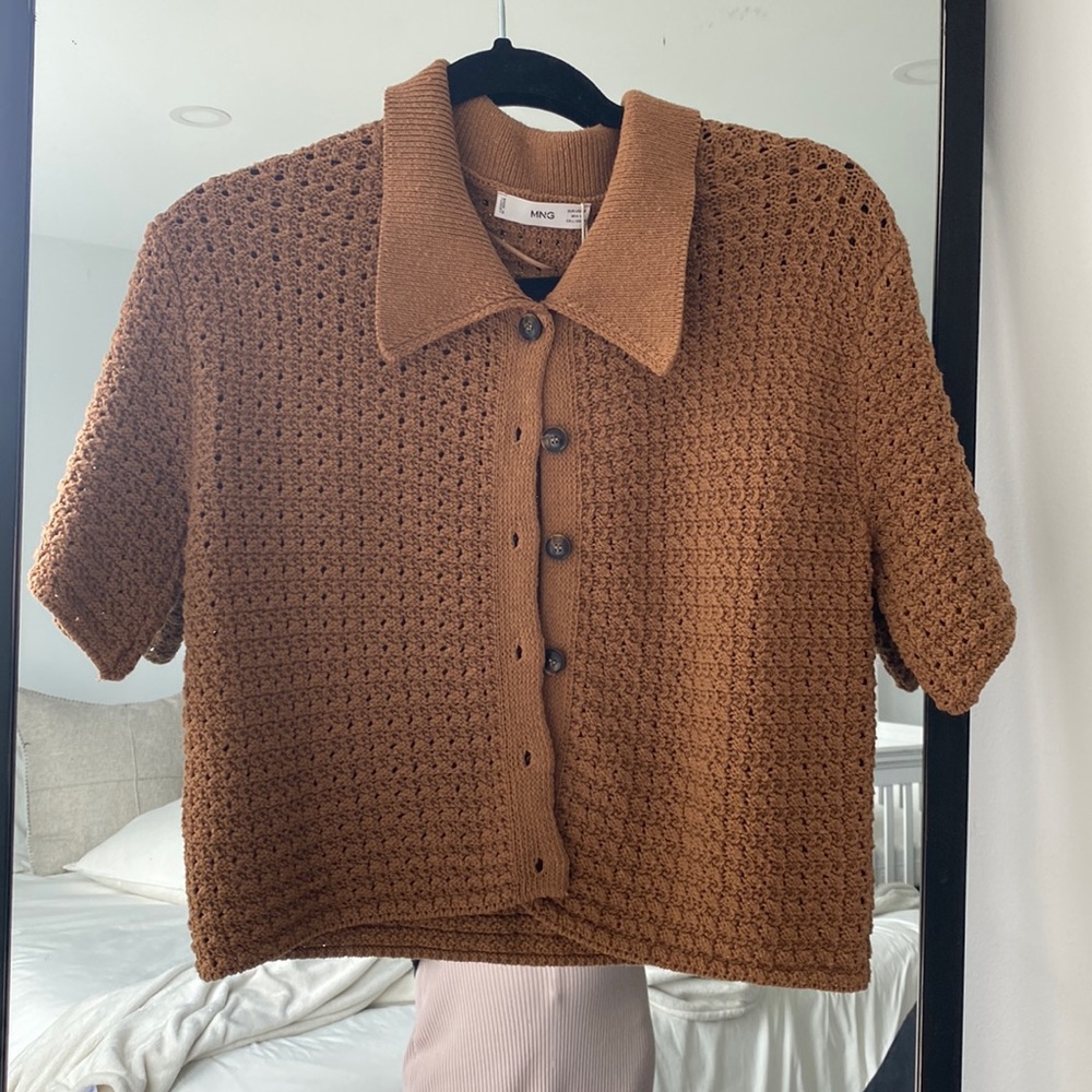 Mango knit top